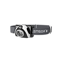 Ledlenser SEO5 AAA Battery 180 Lumen Dual Power Source LED Head Torch for Outdoor Camping and Running