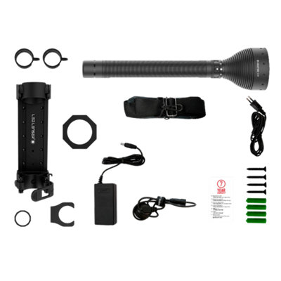 Ledlenser X21R Rechargeable 500 Lumen 800m Range Hand Torch for Emergency Service and Security
