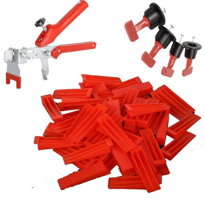 LEDSone Tile Leveling System Kit - Reusable Tile Leveler 50 Pcs,50 ...