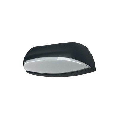 Ledvance 12W ENDURA STYLE Wide Dark Grey LED Wall Light DIY at B&Q