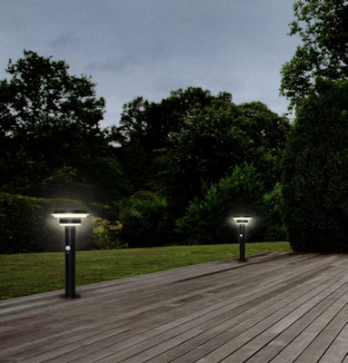 Ledvance ENDURA STYLE 40cm Solar Sensor Post Double Circle 6W Path Light