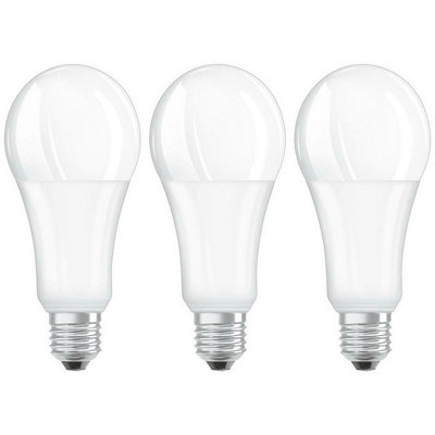 Ledvance LED GLS 20W E27 Dimmable Performance Class Warm White Opal (150W Eqv) (3 Pack)