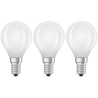 Ledvance LED Golfball 5.9W E14 Dimmable Performace Class Pearl Warm White (60W Eqv) (3 Pack)
