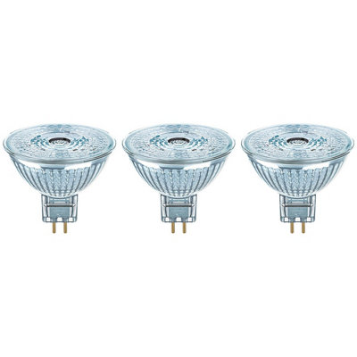 Ledvance LED MR16 Bulb 5W GU5.3 12V Dimmable Performance Class Warm White (3 Pack)