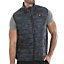 Lee Cooper Workwear Mens Camo Windproof Padded Vest, Camo, 2XL