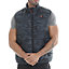 Lee Cooper Workwear Mens Camo Windproof Padded Vest, Camo, XL