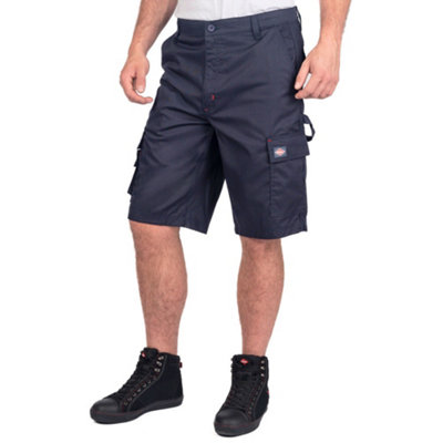 Lee Cooper Workwear Mens Classic Cargo Shorts, Navy, 34W