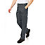 Lee Cooper Workwear Mens Classic Cargo Work Trousers, Grey, 38W (29" Short Leg)