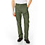 Lee Cooper Workwear Mens Classic Cargo Work Trousers, Khaki, 38W (31" Reg Leg)