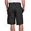 Lee Cooper Workwear Mens Holster Pocket Cargo Shorts, Black, 36W