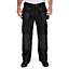 Lee Cooper Workwear Mens Holster Work Cargo Trousers, Black, 36W (33" Long Leg)