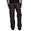 Lee Cooper Workwear Mens Holster Work Cargo Trousers, Grey/Black, 36W (33" Long Leg)