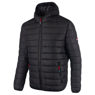 Lee cooper two zip padded jacket mens best sale