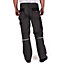 Lee Cooper Workwear Mens Reflective Piping Work Trousers, Grey, 38W (31" Reg Leg)