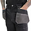 Lee Cooper Workwear Mens Reflective Trim Holster Pocket Work Trousers, Black, 34W (31" Reg Leg)