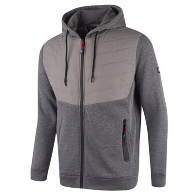 Lee cooper sweater hooded cheap gilet mens