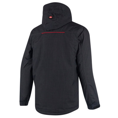 Lee Cooper Workwear Mens Waterproof Windproof Padded Jacket Black M