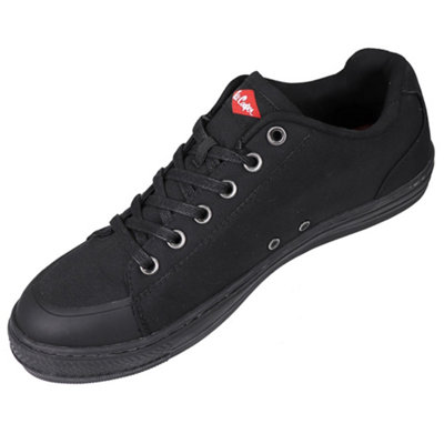 Lee Cooper Workwear SB SRA Cordura Safety Trainer Shoe, Black, UK 8/EU 42