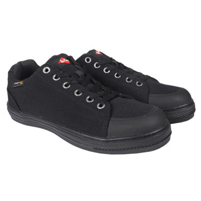 Lee Cooper Workwear SB SRA Cordura Safety Trainer Shoe, Black, UK 8/EU 42
