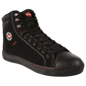 Lee Cooper Workwear SB SRA Safety Ankle Baseball Boot, Black, UK 10/EU 44