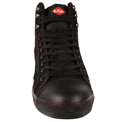 Lee Cooper Workwear SB SRA Safety Ankle Baseball Boot, Black, UK 5/EU 38