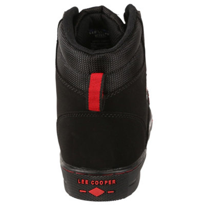 Lee Cooper Workwear SB SRA Safety Ankle Baseball Boot, Black, UK 5/EU 38