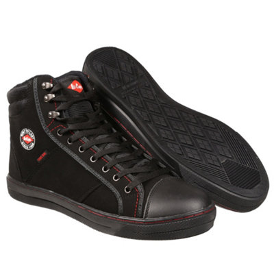 Chaussure De Sécurité Lee Cooper LCSHOE054 - Embout Acier 200J, Antidérapante SRA - Style Baseball Rétro - Unisexe