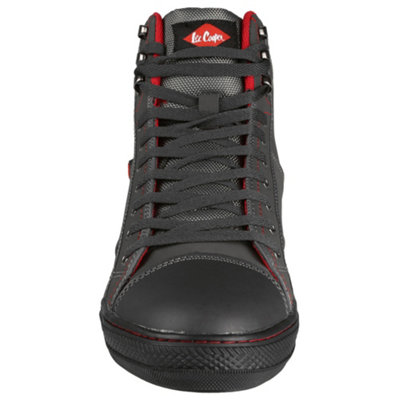 Lee Cooper Workwear SB SRA Safety Ankle Baseball Boot Grey UK 3 EU 36 DIY at B Q