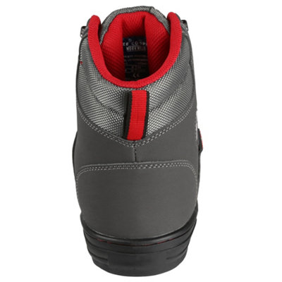 Lee Cooper Workwear SB SRA Safety Ankle Baseball Boot, Grey, UK 7/EU 41
