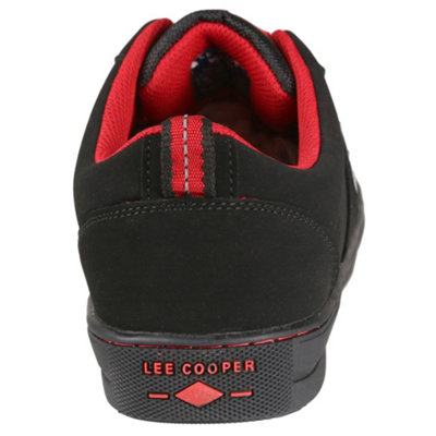 Lee Cooper Workwear SB SRA Safety Baseball Trainer Shoe, Black, UK 10/EU 44