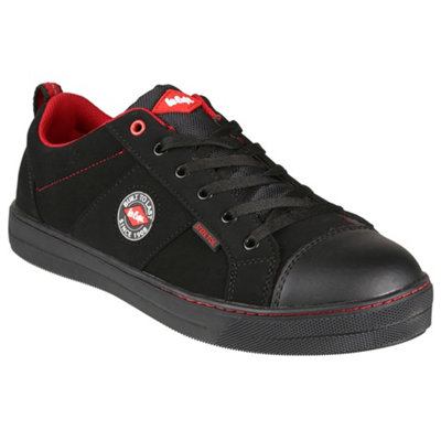 Lee Cooper Workwear SB SRA Safety Baseball Trainer Shoe, Black, UK