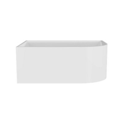 Left Hand J-Shaped Freestanding Bath from Balterley - 1500mm x 740mm