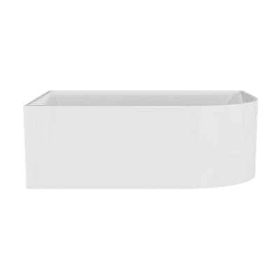 Left Hand J-Shaped Freestanding Bath from Balterley - 1700mm x 740mm