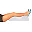 Leg Raiser Cushion - Ergonomic Memory Foam Pillow with Cover, Supports Swollen Legs & Promotes Circulation - H17 x W42 x D62cm