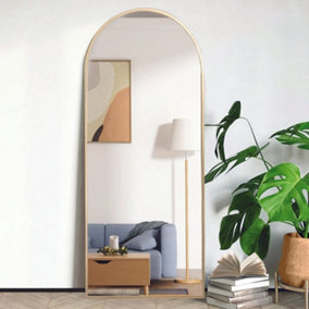 Legacy Large Arched Mirror Gold - 180x80cm