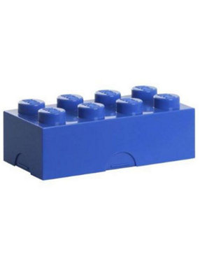 Lego Brick Lunch Storage Box Blue