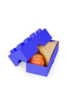 Lego Brick Lunch Storage Box Blue