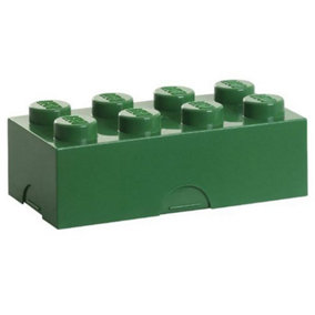 Lego Brick Lunch Storage Box Green