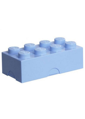 Lego Lunch Storage Box Light Blue