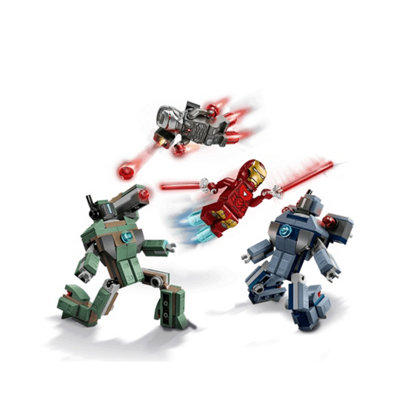 Lego Marvel 76320 Iron Man War Machine Hammer Drones Building Toy