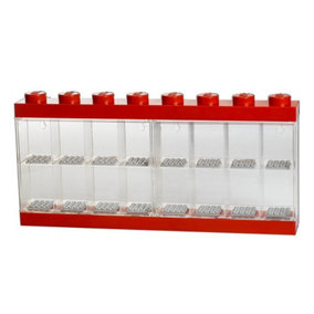 Lego Minifigure Display Case Large (16 Figure) Red (40660001)