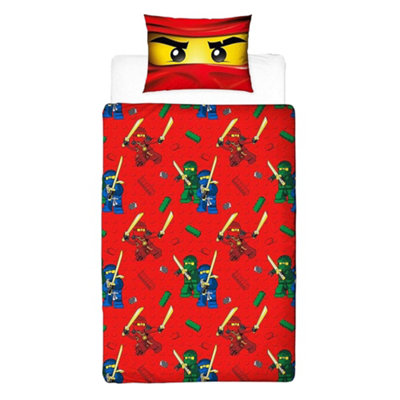 Lego Ninjago Reversible Duvet Set Multicoloured (Single)