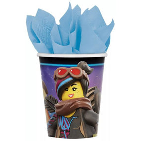 Lego Paper Party Cup (Pack of 8) Multicoloured (One Size)