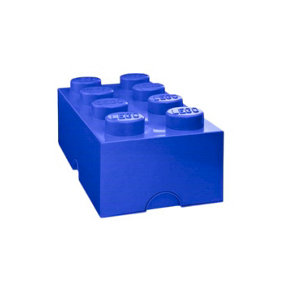 Lego Stackable Storage Brick Box 8 Blue
