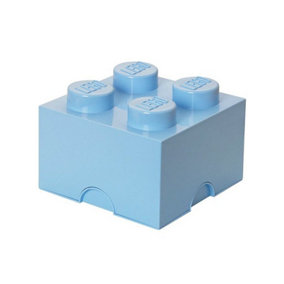 Lego Storage Brick Box 4 Light Blue