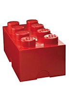 Lego Storage Brick Box 8 Brick Red