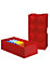 Lego Storage Brick Box 8 Brick Red