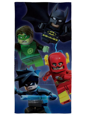 Lego Superheroes Group Cotton Beach Towel