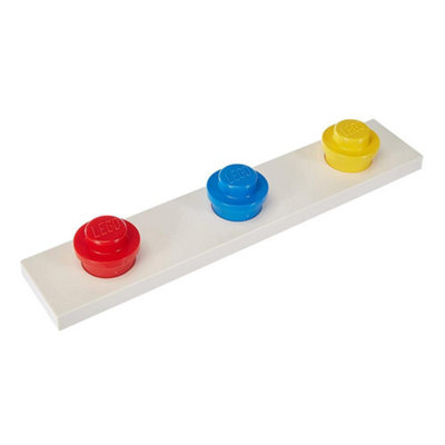 LEGO Wall Hanger Rack Red Yellow Blue (41110001) | DIY at B&Q