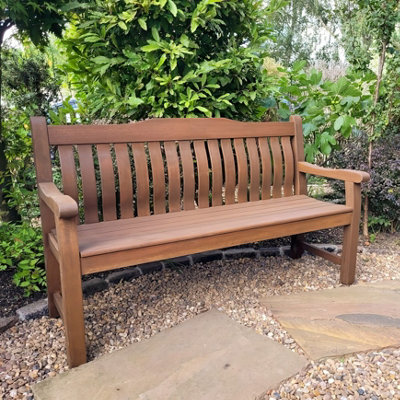 LeisureBench Boston 3 Seat 160cm Comfy Garden Bench 160cm - Curved ...
